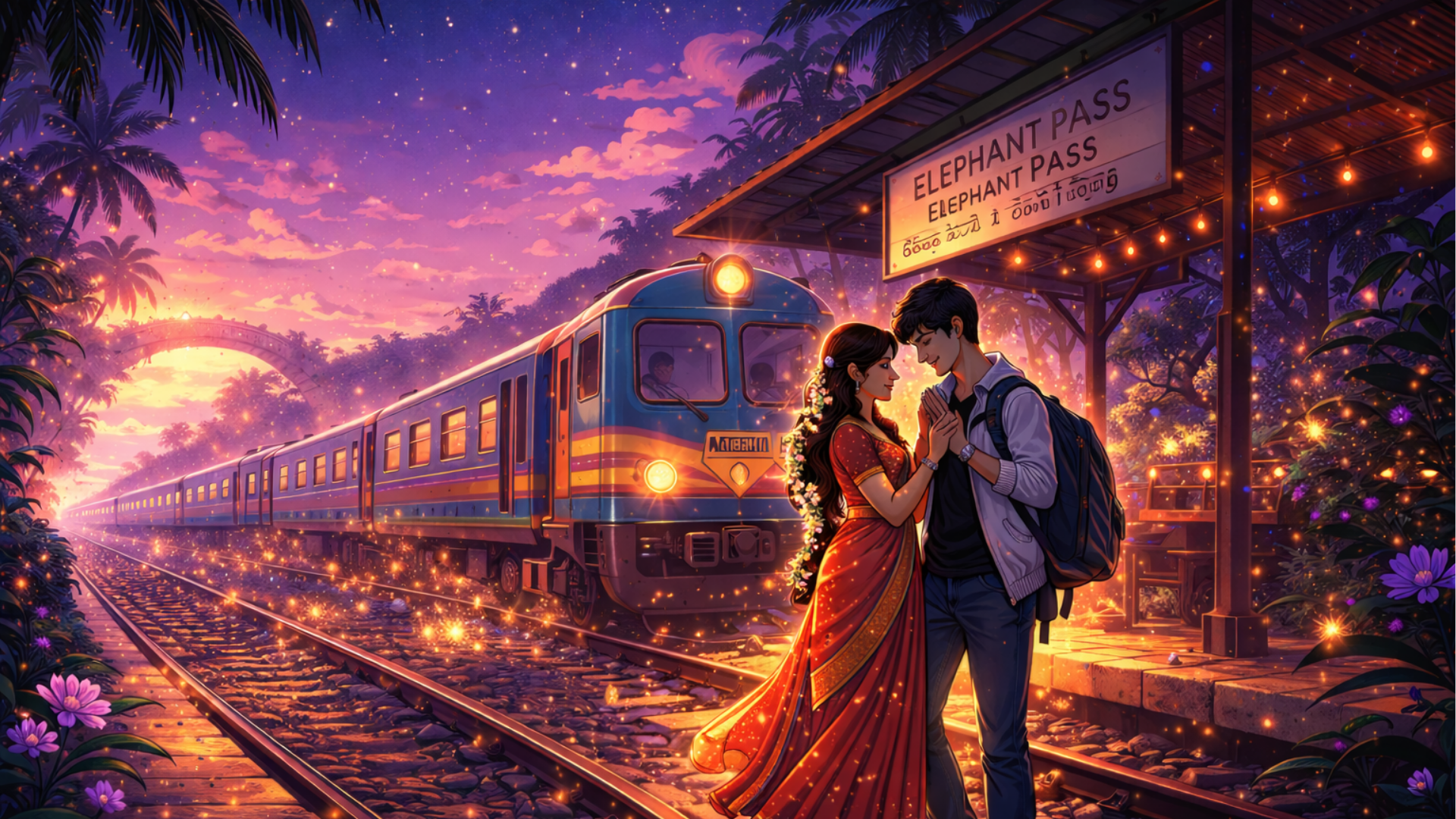 Twilight at Elephant Pass