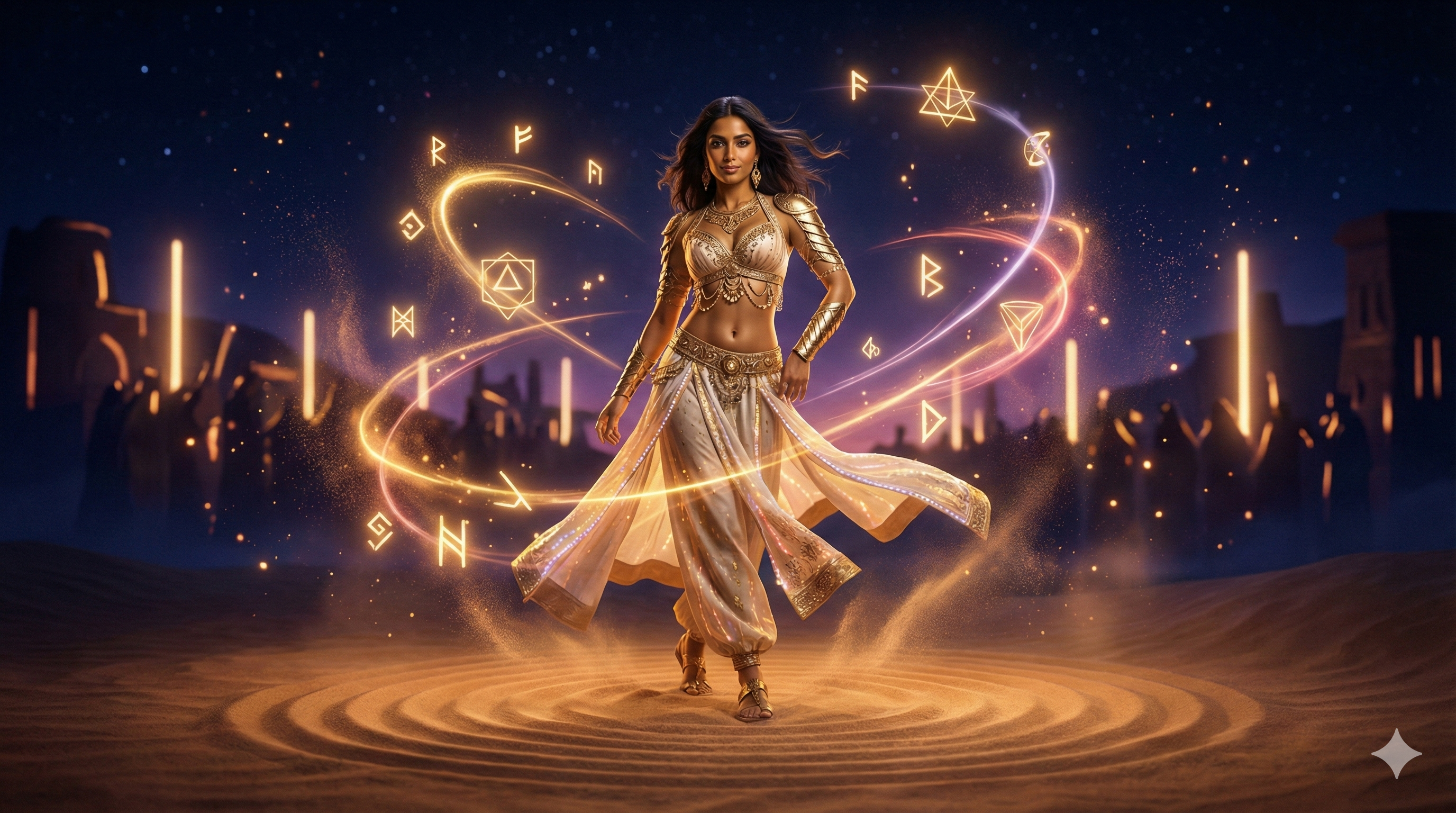 The Runic Queen of the Golden Dunes